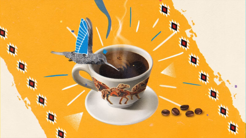 Good Morning Kuwait — Coffee cup with Kuwait landmarks